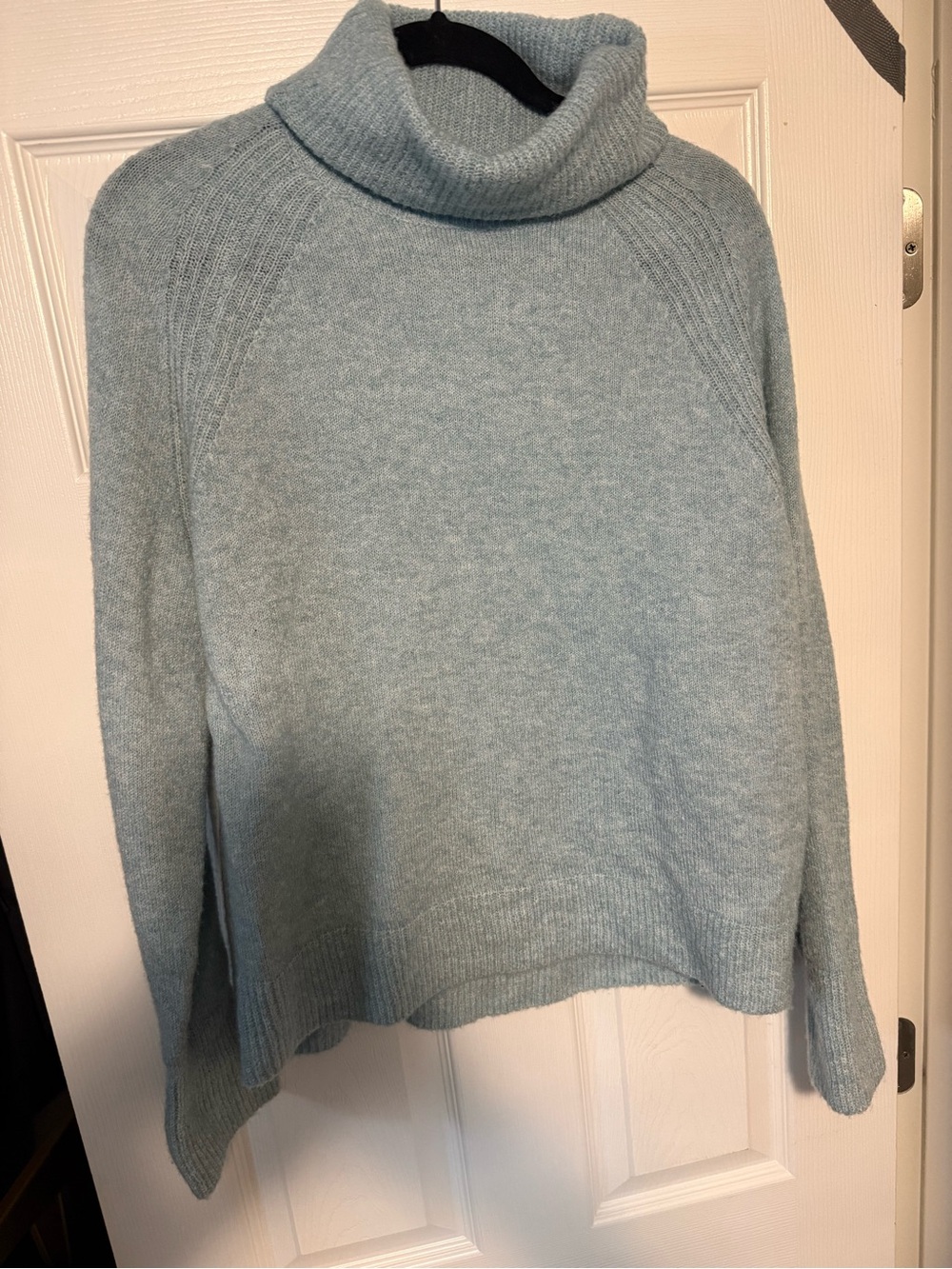 John + Jenn Dusty Blue Turtleneck Sweater